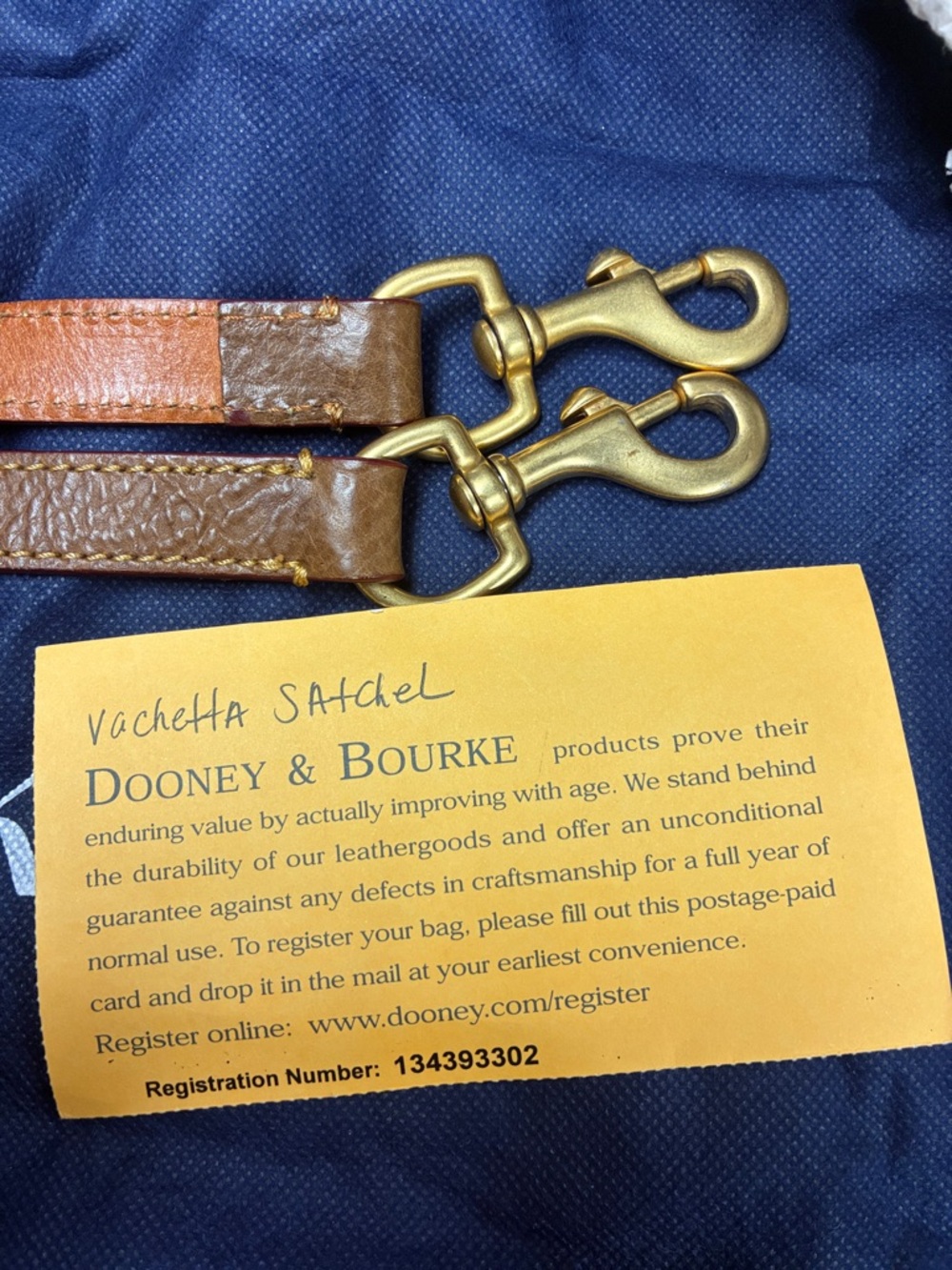 Dooney & Bourke Florentine Vachetta Large Satchel - Leather - Like New - Picture 8 of 8